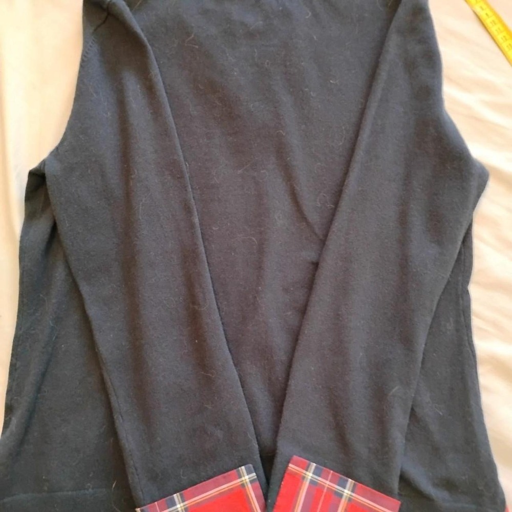 Tommy Hilfiger Plaid Faux Layered Sweater Clean girl preppy‎  clean minimalist - Picture 8 of 8